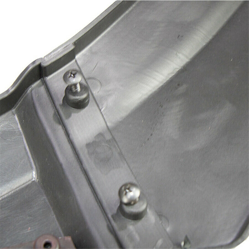 NEW 4PCS Universal Car Front Bumper Red Lip Splitter Winglet Body Kit Glossy BLACK