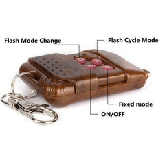 NEW 4X3 Wireless Remote LED Blue & Red Strobe Warning Lights Grille Police light For Car SUV Emergency Light Flashing Light DC 12V