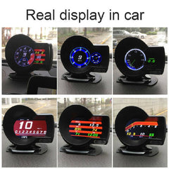 Car OBD2 Multi-function Gauge Head-Up Digital Display Speedometer RPM Oil Temp