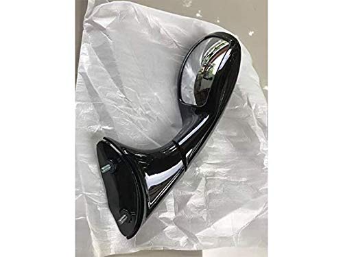 Black Toyota New Fortuner Car Bonnet Fender Side Mirror Wide Angle View
