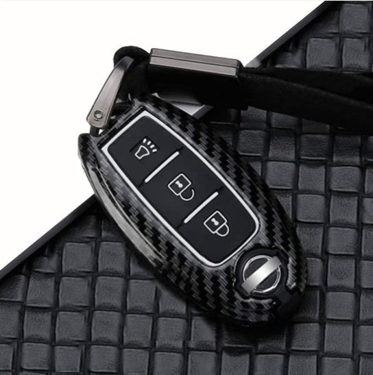 Nissan 3 Button Smart Key ABS+Silicone Car Cover Case For MICRA, SUNNY, TEANA, MAGNITE