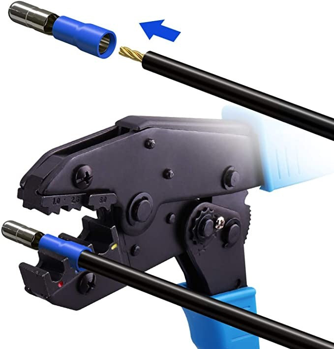 480pcs Insulated Crimp Terminal Set, Cold Crimp Terminal, Wire Connector Tool Combination, Solderless Crimp Terminals Connectors