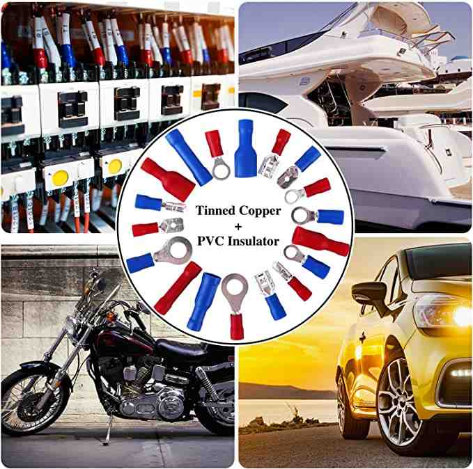 480pcs Insulated Crimp Terminal Set, Cold Crimp Terminal, Wire Connector Tool Combination, Solderless Crimp Terminals Connectors