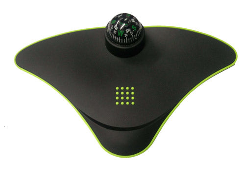 Car Dashboard Anti-Slip Mat with Deluxe Compass
