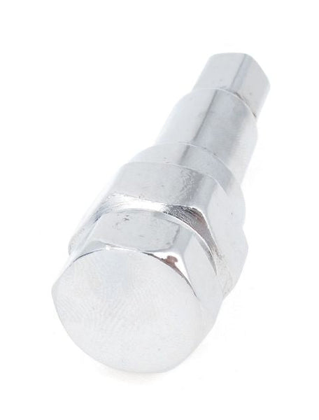 16 Pcs M12 x 1.5 Silver Chrome Metal Hex Locking Lug Nuts Screw Anti-theft for Vehicles Car