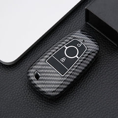 Ford 2 Button ABS+Silicone Smart Key Cover Case With Keychain Suitable For ECOSPORT, ENDEAVOUR, FIGO, FREESTYLE, FIGO ASPIRE