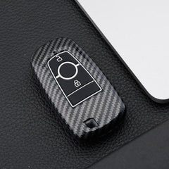 Ford 2 Button ABS+Silicone Smart Key Cover Case With Keychain Suitable For ECOSPORT, ENDEAVOUR, FIGO, FREESTYLE, FIGO ASPIRE