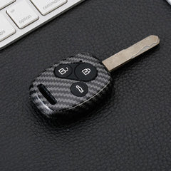 Honda 3 Button ABS+Silicone Smart Key Cover Case With Keychain Suitable For CR-V, ACCORD
