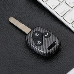 Honda 3 Button ABS+Silicone Smart Key Cover Case With Keychain Suitable For CR-V, ACCORD