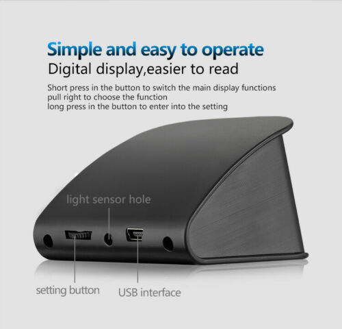 P10 Car Vehicle HUD Head Up Display OBD2 Excessive RPM Speed Voltage Temperature Alarm