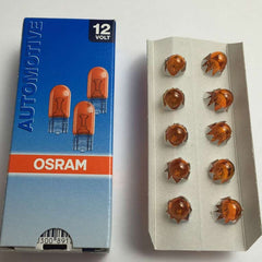 10pcs ORIGINAL OSRAM WY5W 12V Side indicators orange 2827
