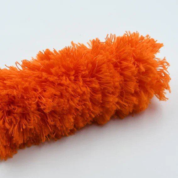 ORANGE COLOR ADJUSTABLE WASHABLE LONG HANDLE, MICROFIBER DUSTER FOR CLEANING CAR OFFICE AIR CONDITION