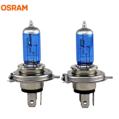 2pcs OSRAM H4 62204CB 12V 100/90W 4000K Cool Blue Xenon Bluish White