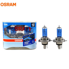 2pcs OSRAM H4 62204CB 12V 100/90W 4000K Cool Blue Xenon Bluish White