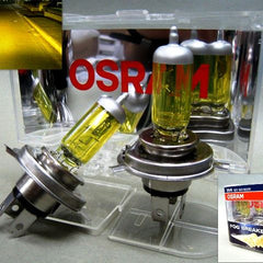 H4 OSRAM 12V 55W Fog Breaker 2600K Yellow Globes Fog Spot Light Bulb 2 pcs