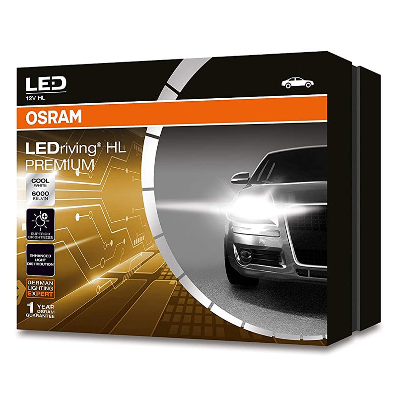 Osram H4 46204CW Headlamp integrated driver (Set of 2, 25W 12V)