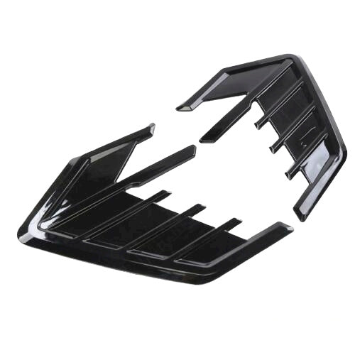2Pcs Car SUV Side Wing Fins Air Flow Fender Grill Intake Vent Trim Sticker Universal