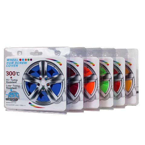 19mm 20pcs Universal Car Silicone Wheel Lugs Nuts Bolts Covers Protective Cap (Blue)