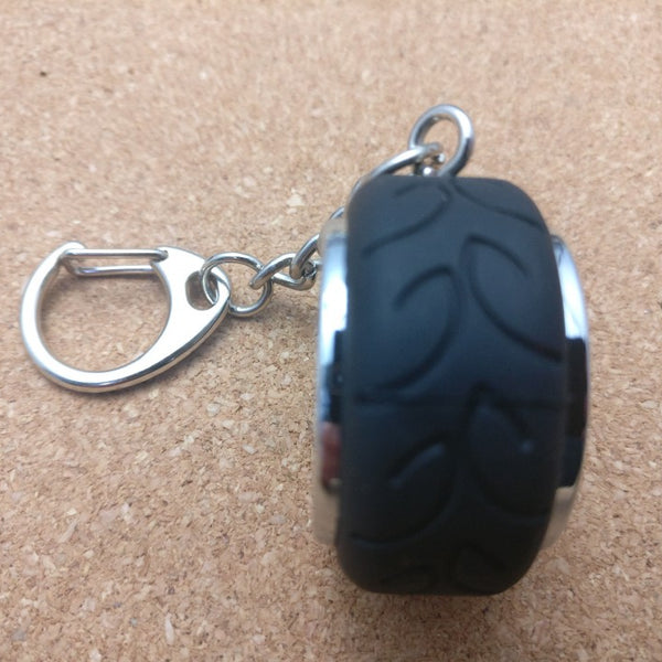 Car Creative Hot Auto Part Model Wheel Rim Tyre Keychain Keyring Key Chain Ring Keyfob