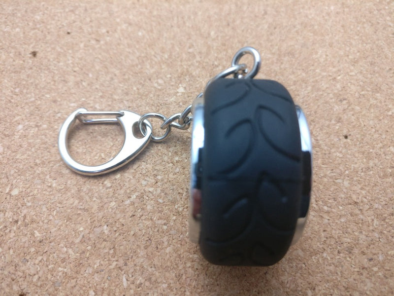 Car Creative Hot Auto Part Model Wheel Rim Tyre Keychain Keyring Key Chain Ring Keyfob