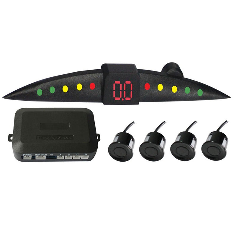 LED Digital Car Parking Sensor Backup Reverse Radar Alert System with 4 Sensors