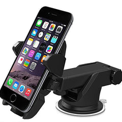 Quick Touch One Premium 360 Adjustable Car Mount Holder for All Smartphones, Random Color (3rd Generation, Black)