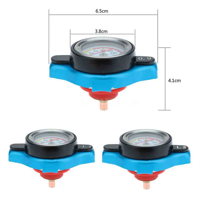 Thermostatic Radiator Cap 1.1 Bar Pressure With Temperature Gauge