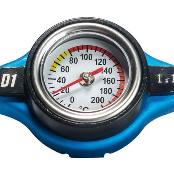 Thermostatic Radiator Cap 1.1 Bar Pressure With Temperature Gauge