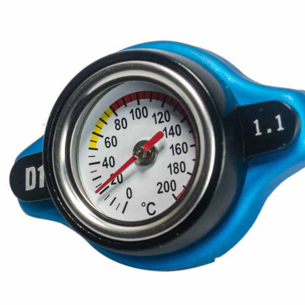 Thermostatic Radiator Cap 1.1 Bar Pressure With Temperature Gauge