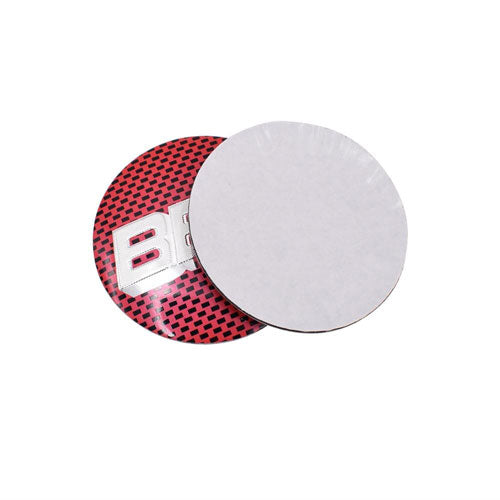 4pcs Red And Silver BBS Logo Emblem Car Wheel Center Hub Cap Caps Badge Sticker Decal 60mm