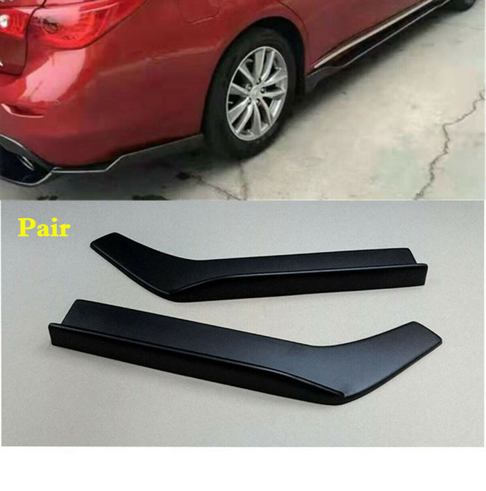 2Pcs Rear Lip Car Bumper Spoiler Angle Splitter Diffuser Anti-crash Winglet 62cm