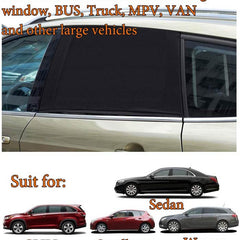 2pcs Rear Universal Car Shadesox Window Sun Shade Breathable Mesh Side Window Shade Sunshade UV Protection Curtains Fit for Most(95%) of Cars Cover Full Windows