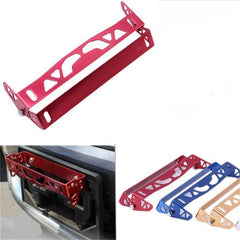 Adjustable Angle Tilt Car Front Bumper License Plate Holder Bracket