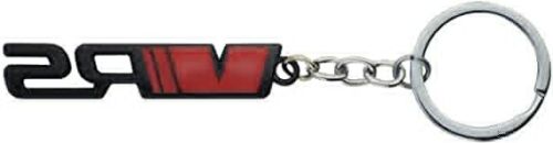 Red Black VRS 3D Logo Emblem Metal Keychain For Bikes And Cars
