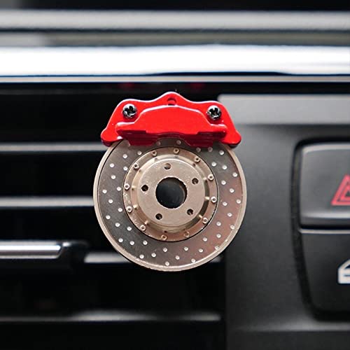 New Alloy Brake Disc Shape Style Car Air-Vent Air Freshener | Essential Scent Car Fragrance Diffuser Perfume Aromatherapy Interior Decoration For All Type Cars AC Vents