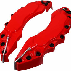 Red Style Disc Brake Caliper Covers Kit Universal