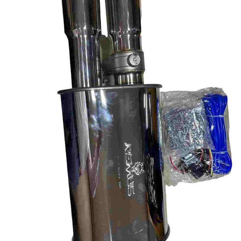 Remu Double Tip Valvetronic Exhaust Remote With Vacuum Valve For All CAR