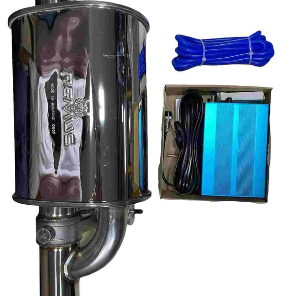 Remu Single Tip Valvetronic Exhaust Remote With Vacuum Valve For All CAR