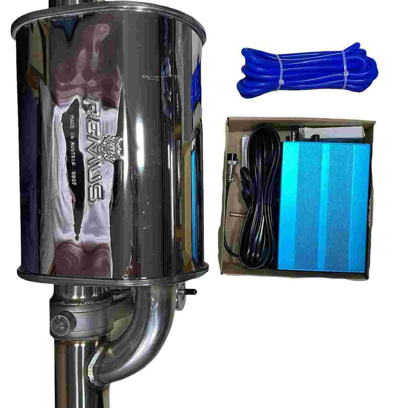 Remu Single Tip Valvetronic Exhaust Remote With Vacuum Valve For All CAR
