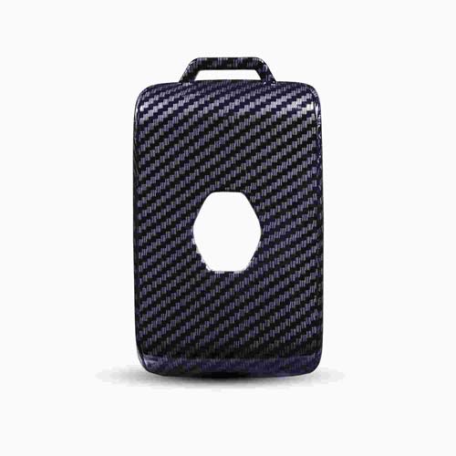 Renault Smart Card 4 Button ABS+Silicone Car Key Cover Case With Keychain Suitable For Triber, Kiger