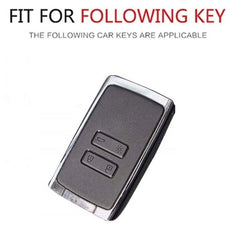 Renault Smart Card 4 Button ABS+Silicone Car Key Cover Case With Keychain Suitable For Triber, Kiger
