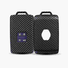 Renault Smart Card 4 Button ABS+Silicone Car Key Cover Case With Keychain Suitable For Triber, Kiger