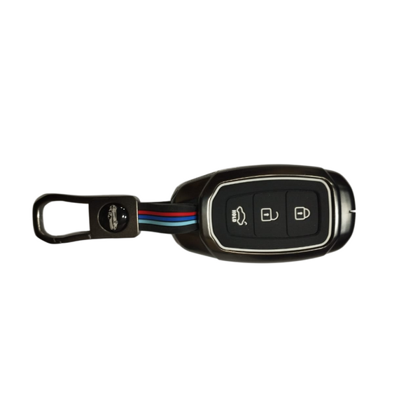 3 Button Metal Key Cover For i20, Kona, Verna
