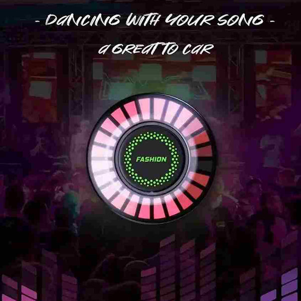 RGB Car Freshner Rhythm Light Vehicle Fragrance Lamp Sound Activated LED Aroma Diffuser For Car Music Control