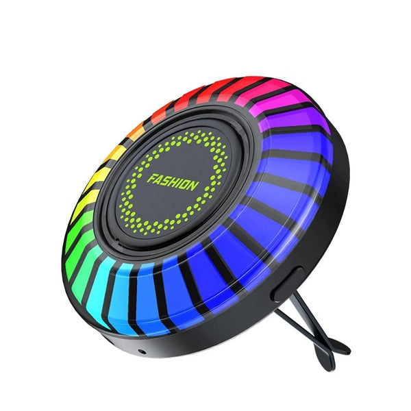 RGB Car Freshner Rhythm Light Vehicle Fragrance Lamp Sound Activated LED Aroma Diffuser For Car Music Control