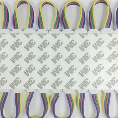 10pcs RGB LED Module 1.5W DC12V 5050 Waterproof IP65 Injection Modules