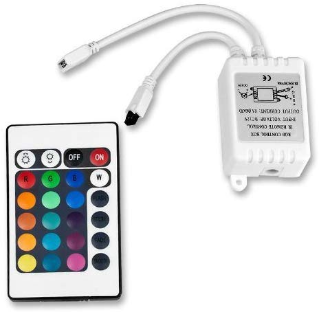 24 Key IR Remote Controller For RGB 3050/3528 LED Light Strip DC 9V-12V