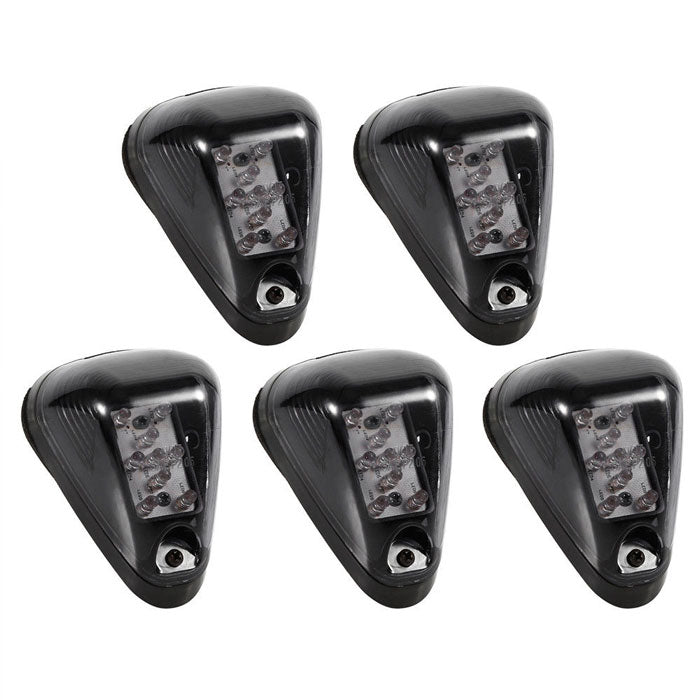 Thar Hummer 5PCS White Roof Cab Lamp Clearance Marker Light