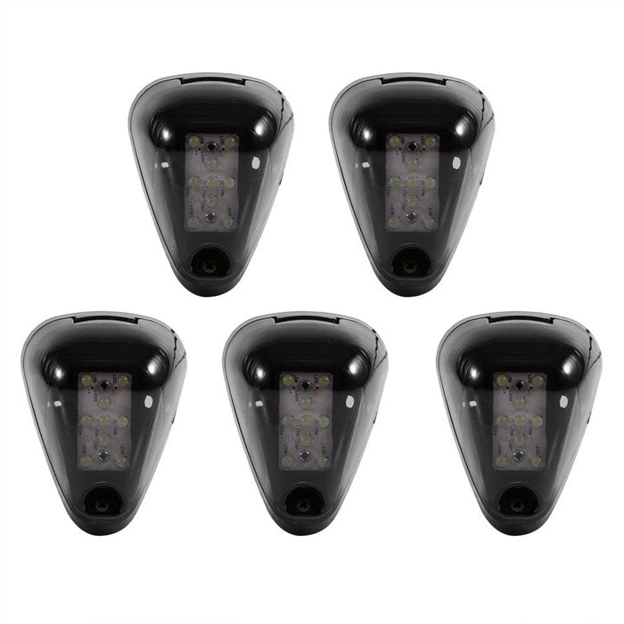 Thar Hummer 5PCS White Roof Cab Lamp Clearance Marker Light