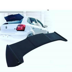 Polo 2010-2023 Batman Style Ar-vw-027 Glossy Black Roof Wing Rear Spoiler Compatible with Roof Wing Rear Spoiler Batman Style Ar-vw-027 Glossy Black